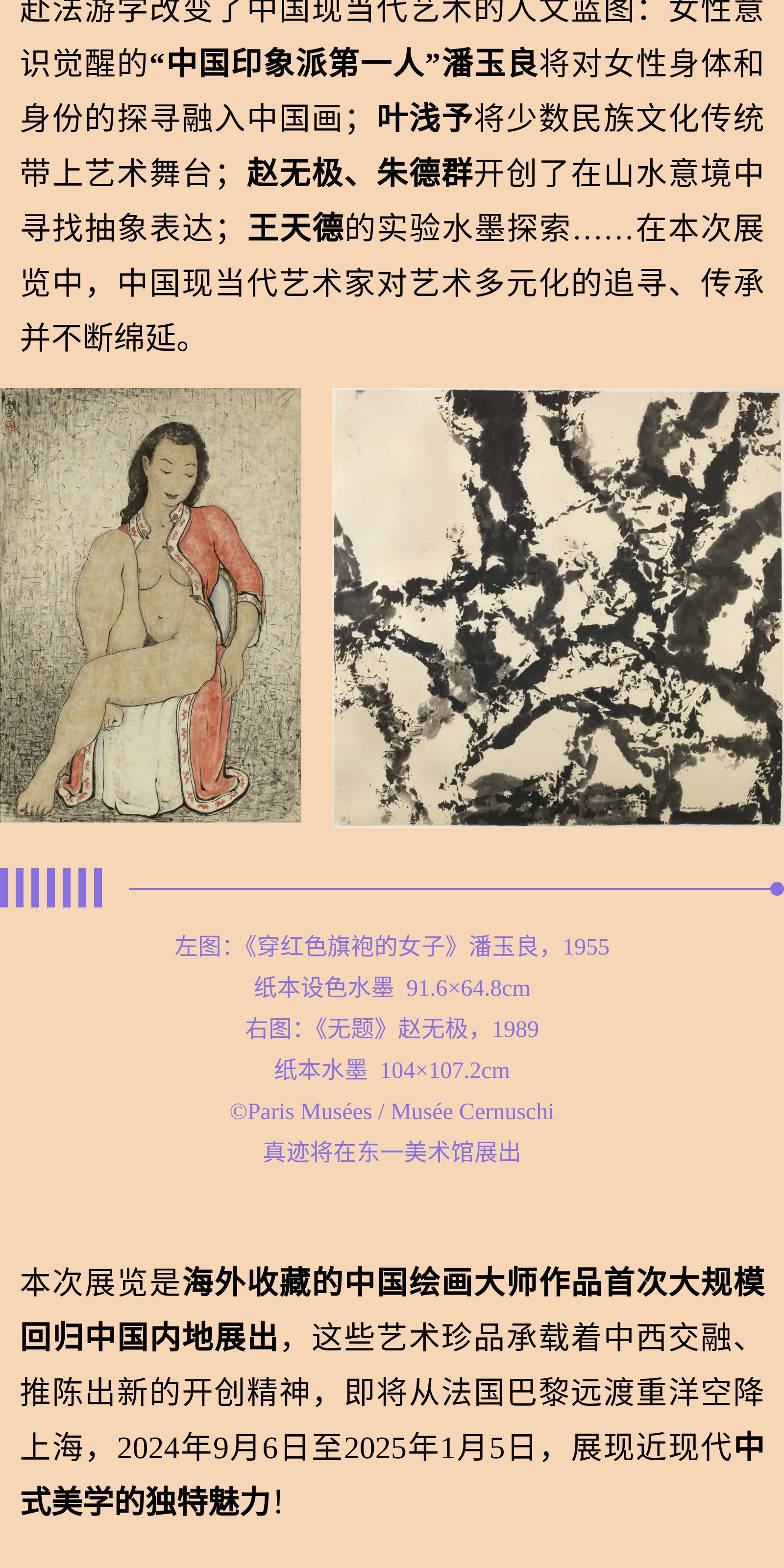 行云流墨—巴黎塞努奇博物馆藏现当代中国绘画展